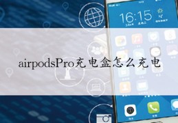 airpodsPro充电盒怎么充电