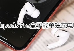 AirpodsPro盒子能单独充电吗