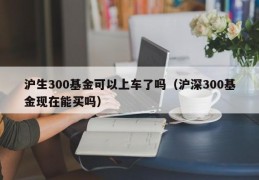 沪生300基金可以上车了吗（沪深300基金现在能买吗）